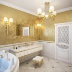 Escayola decorativa con oro