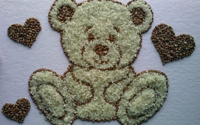 Cereales y artesanías de semillas
