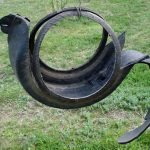 Apretamos los anillos laterales con una abrazadera
