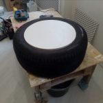 Cortar la tapa de madera contrachapada