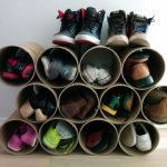 Repisa para zapatos de pipas