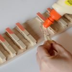 Clothespin Mirror Frame Ideas de diseño