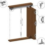 Sistema de puerta de acordeón