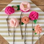 Flores de fieltro