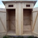 Lavabo con cobertizo