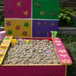 Caja de arena de bricolaje