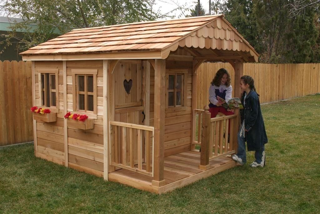 Casa de madera para niños