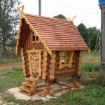 Cabaña de madera para niños