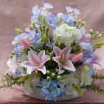 Ramo de lirios y phlox