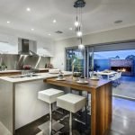 Isla de cocina moderna
