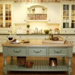Isla de cocina de estilo provenzal