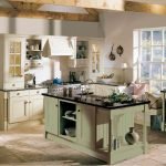 Islote en la cocina al estilo provenzal