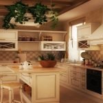 Cocina de estilo rústico