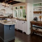 Isla de cocina de estilo rústico