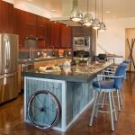 Isla de cocina estilo loft