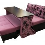 Sofá plegable con mesa