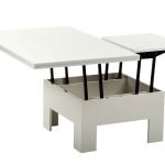 Mesita convertible blanca