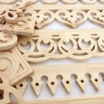 Espacios en blanco para plataformas de madera
