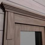 Marcos de ventanas de MDF