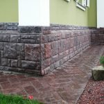 Casa con paredes pintadas