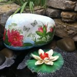 Flores y mariposas