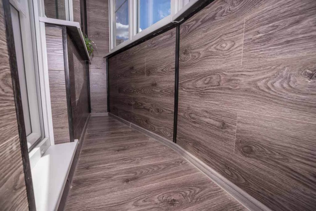Balcón laminado