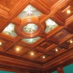 Techo de madera elegante