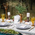 Decoración de la mesa de picnic
