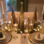 Decoración de mesa de año nuevo