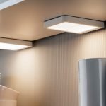 Panel de luces en el interior
