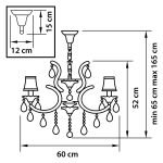 Tamaños de candelabro