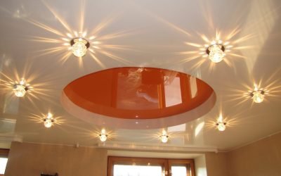 ¿Qué luces son mejores para un techo tensado?