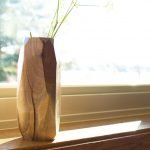 Florero de madera