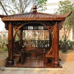 Cenador de estilo oriental