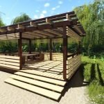 Pérgola de madera