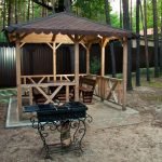 Gazebo con barbacoa