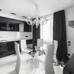 Decoración de cocina en blanco y negro