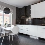 Textiles para cocina en blanco y negro