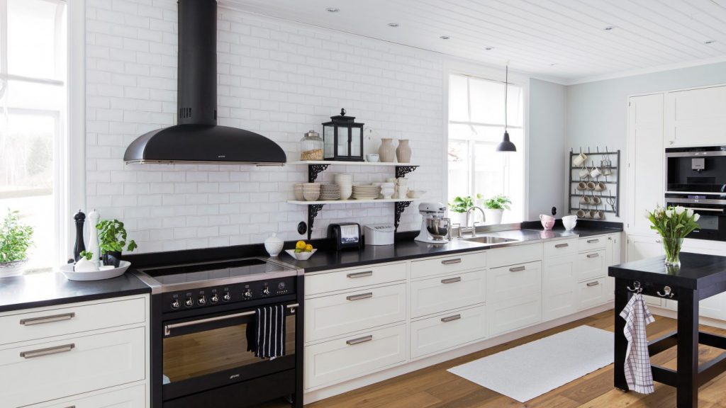 Dapur hitam dan putih