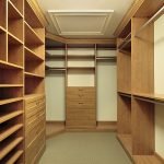Muebles de gabinete para el vestidor