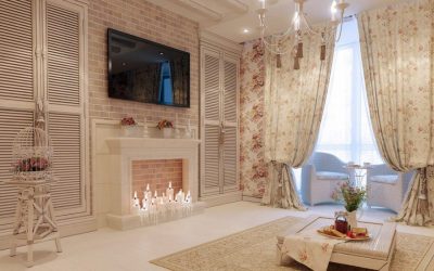 Salón de estilo provenzal: 75 ideas fotos