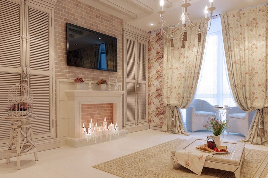 Dnevna soba u stilu Provencea