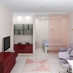 Diseño interior de apartamentos de una habitación