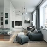 Apartamento tipo estudio de alta tecnología.