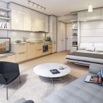Arreglo de muebles en un estudio