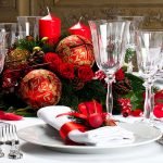 Decoración de mesa de año nuevo