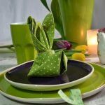 Mesa con servilletas