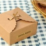 Caja de regalo de papel Kraft