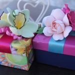 Cajas de regalo con flores