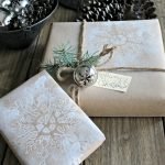 Envoltorio de regalo de navidad